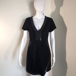 Abbeline, Woman's Size M super soft Black mini dress